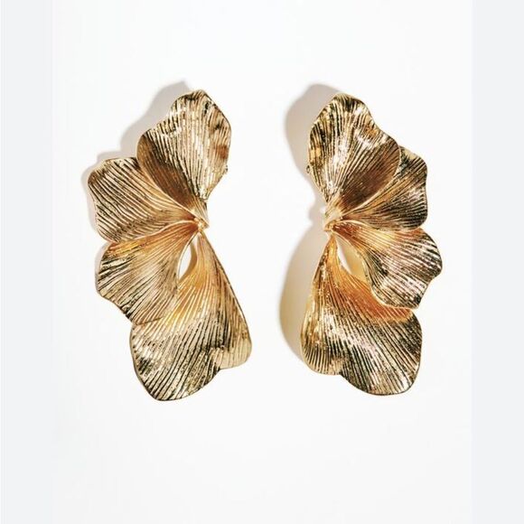 Flower statement earrings #1170 - Picture 2 of 5